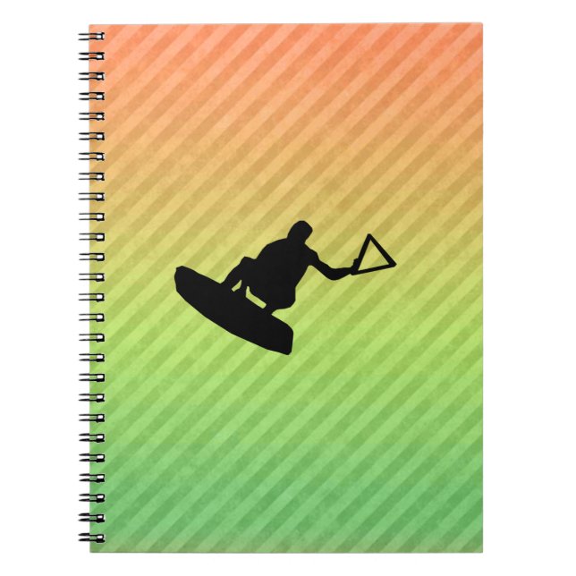 Wakeboarder Spiral Notebook (Front)