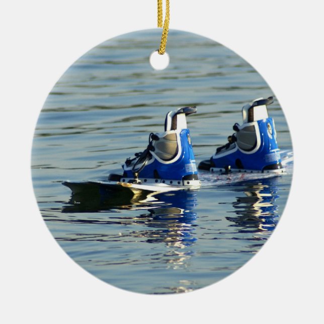 Wakeboarding 360 Ornament (Front)