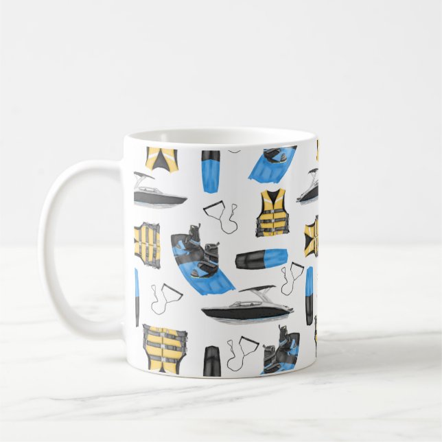 Wakeboarding Coffee Mug (Left)