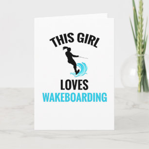 Wakeboarding For Women   Wakeboarder Wakeboard Card