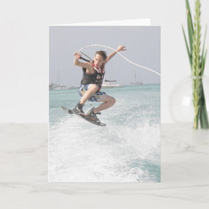 Wakeboarding Greeting Card