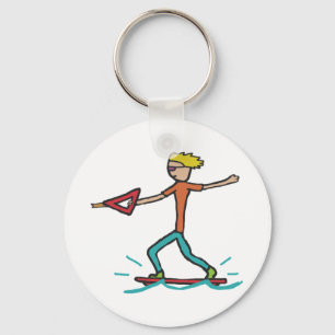 Wakeboarding Key Ring