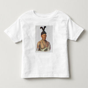 Wakechai or 'Crouching Eagle', a Sauk Chief Toddler T-Shirt
