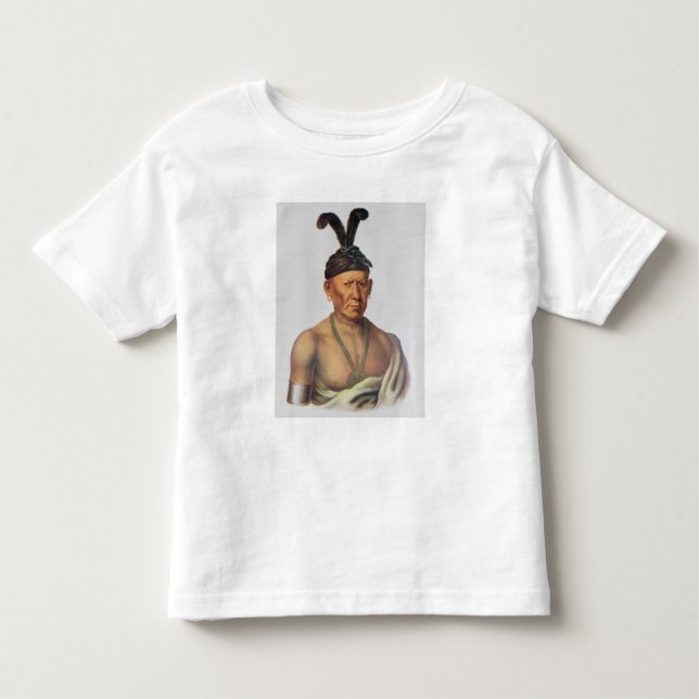 Wakechai or 'Crouching Eagle', a Sauk Chief Toddler T-Shirt (Front)