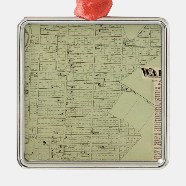 Wakefield, Bronxdale Metal Tree Decoration (Front)