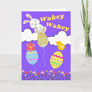 Wakey Wakey Easter Spring is Here Card