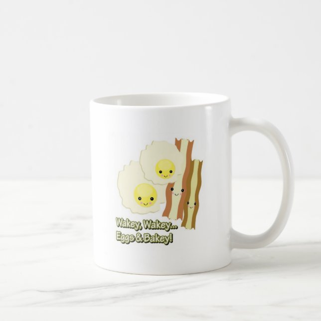 Wakey Wakey Eggs and Bakey Coffee Mug (Right)