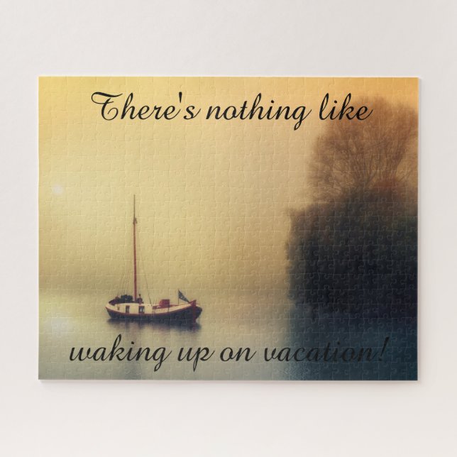 Waking up on Vacation Jigsaw Puzzle (Horizontal)