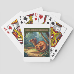 Waking up playing cards