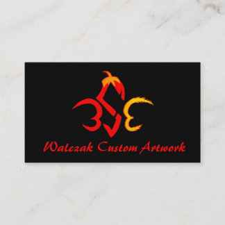 Walczak Custom Artwork Business Card
