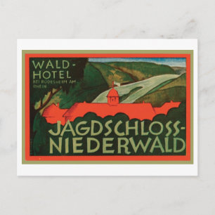 Wald-Hotel Jagdscholss-Niederwald Postcard
