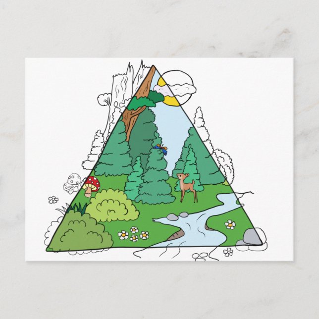 Waldbild Postcard (Front)