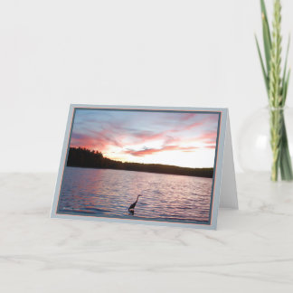 Walden Pond: Heron Card