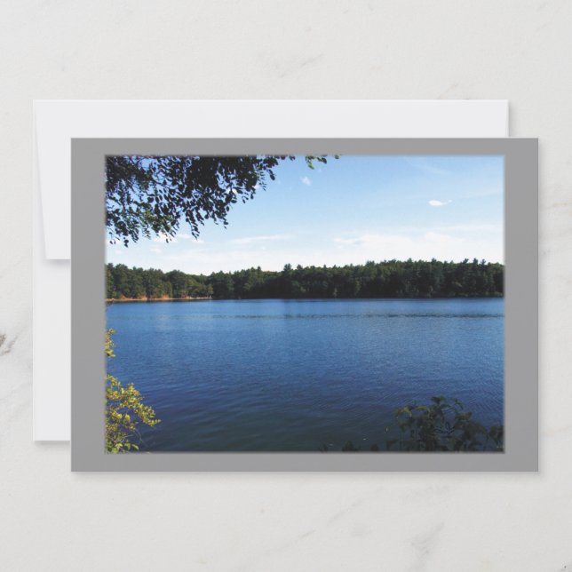 Walden Pond Invitation (Front)