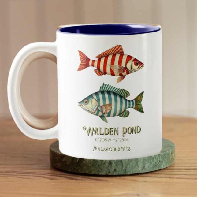 Walden Pond Massachusetts fish Mug (Creator Uploaded)