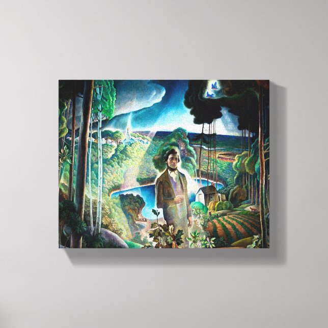 Walden Pond Revisited by Newell Convers Wyeth Canvas Print (Front)