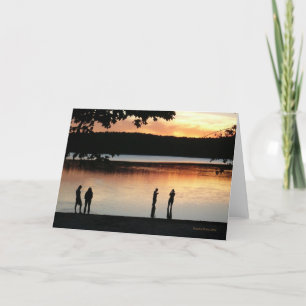 Walden Pond "Serene Western Sky card" Card