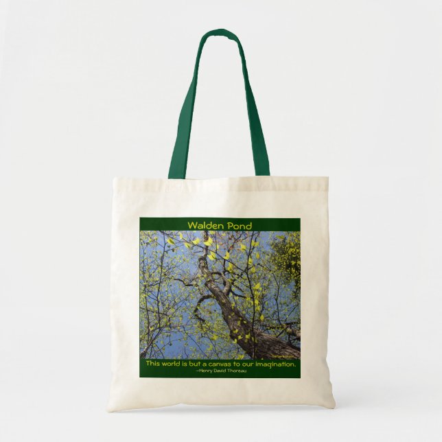 Walden Pond Tote Bag (Front)