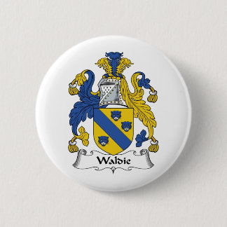 Waldie Family Crest 6 Cm Round Badge