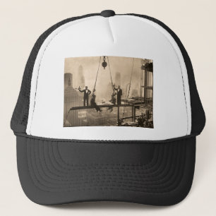 Waldorf Astoria Old Sepia Photo Trucker Hat