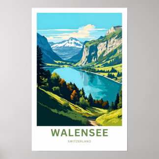 Walensee Switzerland Travel Print