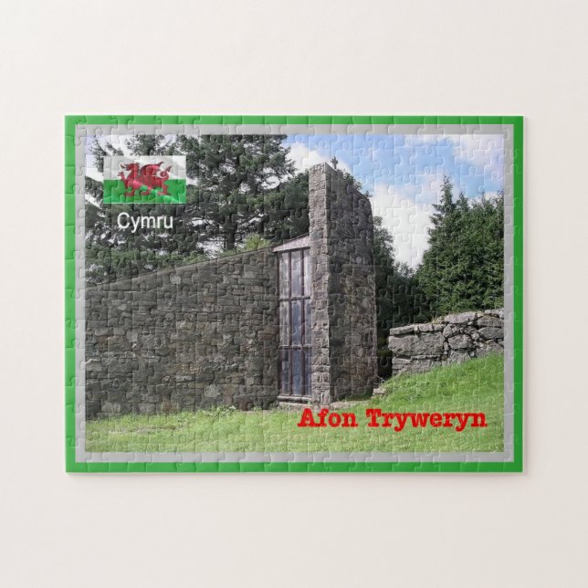 Wales - Afon Tryweryn - Jigsaw Puzzle (Horizontal)