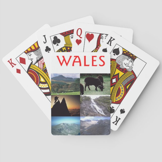 wales at its best playing cards (Back)