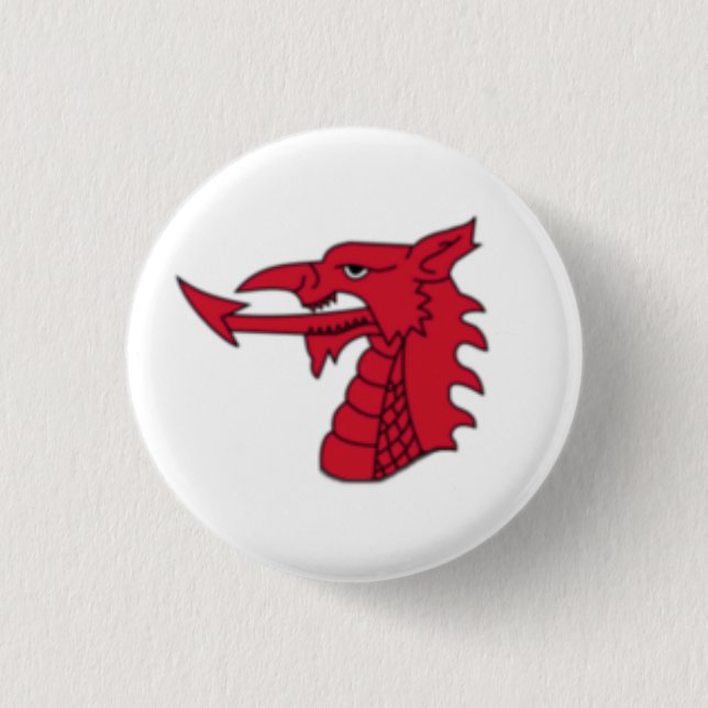Wales Badge - Welsh Dragon Head (Front)