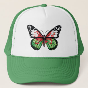 Wales butterfly monarch flag Tri-Blend shirt Trucker Hat