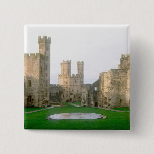 Wales, Caernarfon castle, one of Edward's 2 15 Cm Square Badge