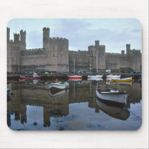 Wales, Caernarfon castle, one of Edward's Mouse Pad