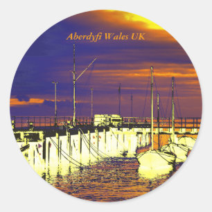 WALES CLASSIC ROUND STICKER