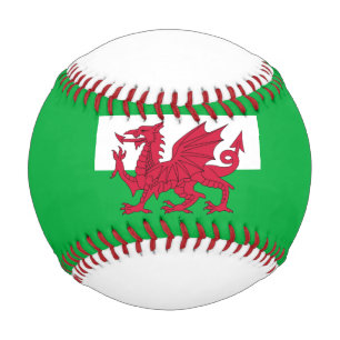 wales flag  baseball