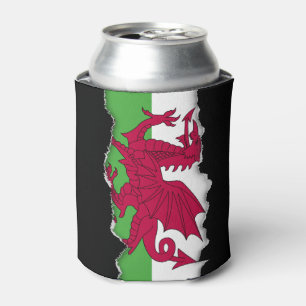 Wales Flag Can Cooler