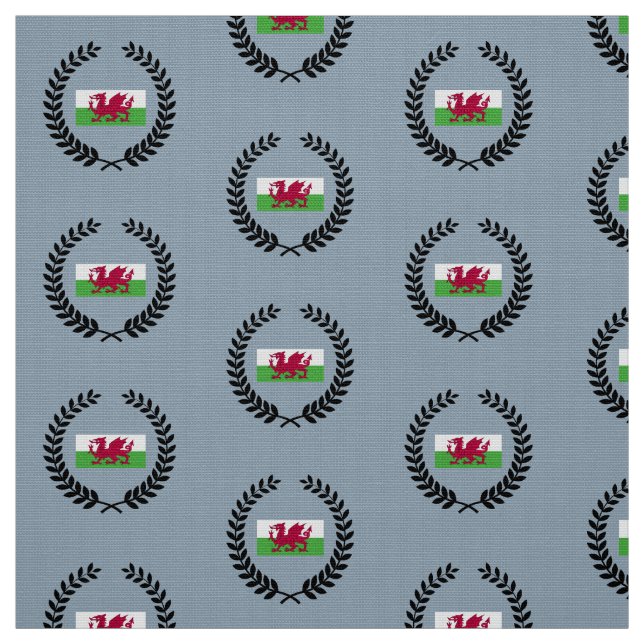 Wales Flag Fabric (Swatch)