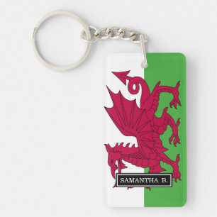 Wales Flag Key Ring