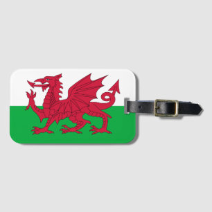 Wales flag Luggage Tag
