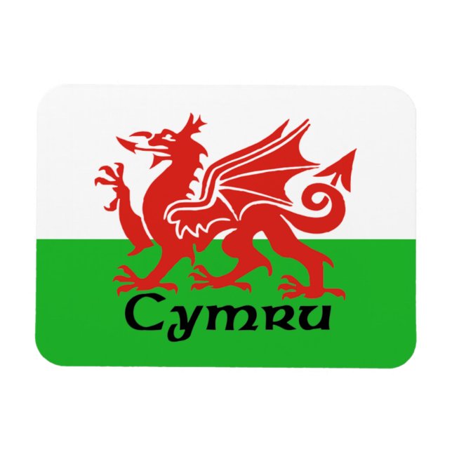Wales Flag Magnet (Horizontal)