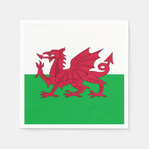 Wales flag Paper Napkin