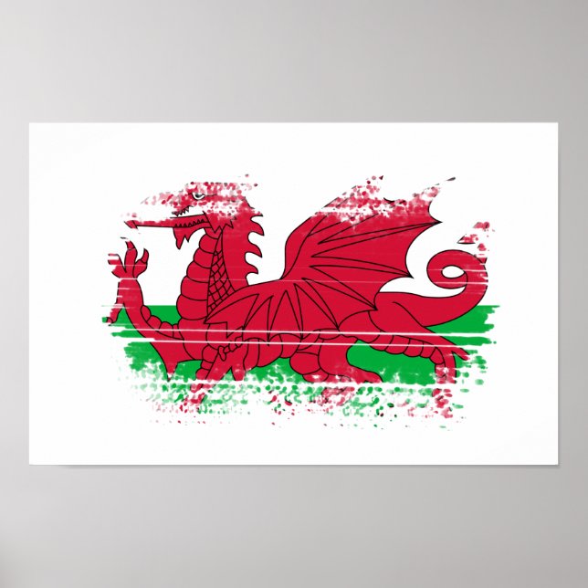 Wales flag  poster (Front)