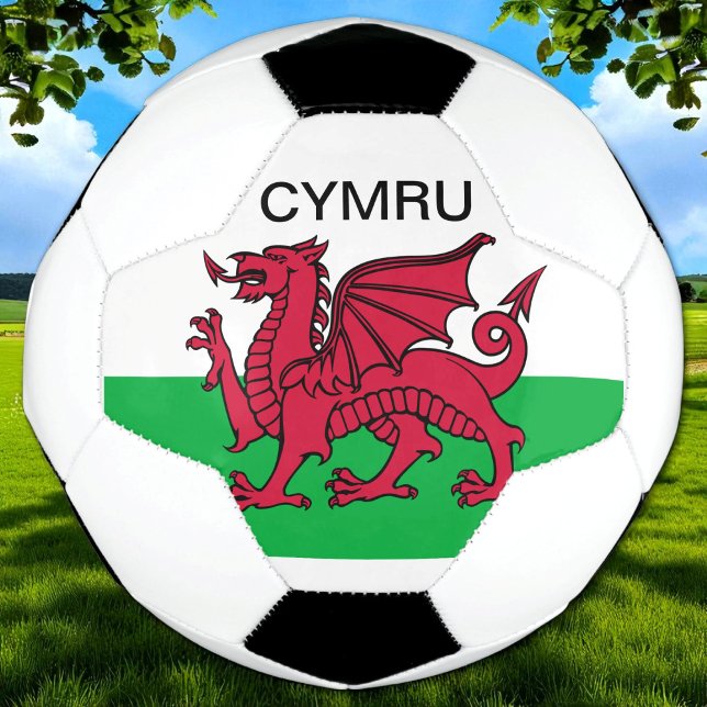 Wales Flag World Cup 2026 Red dragon Cymru Soccer Ball (Creator Uploaded)