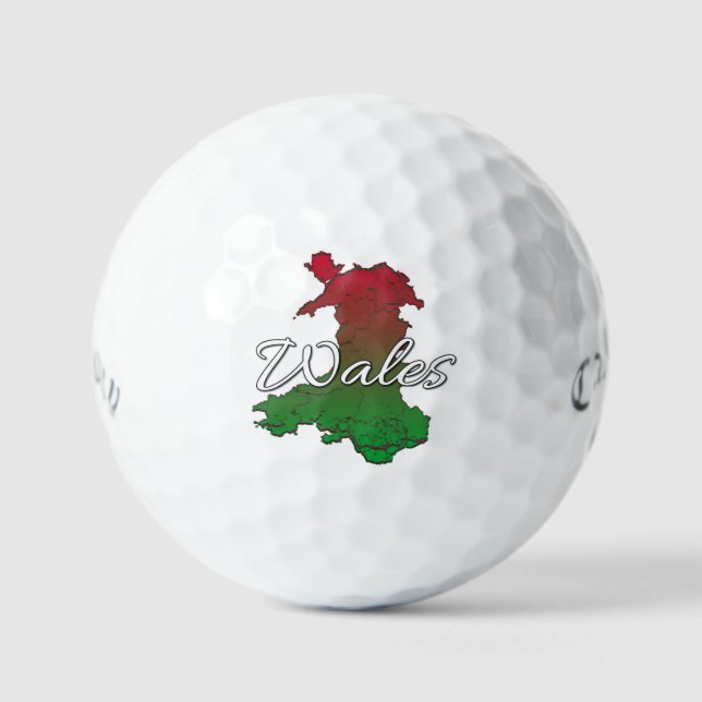 Wales Golf Balls (Front)