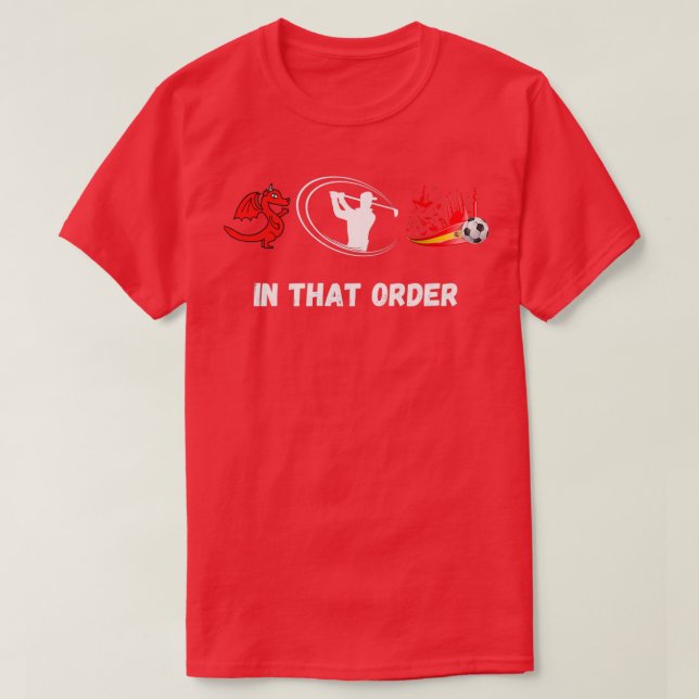 Wales Golf Madrid designsIn that way T-Shirt (Design Front)