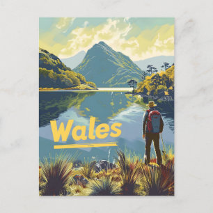 Wales Hiking Postcard