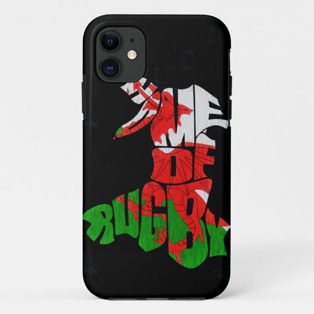 Wales Home of Rugby Case-Mate iPhone Case (Back)