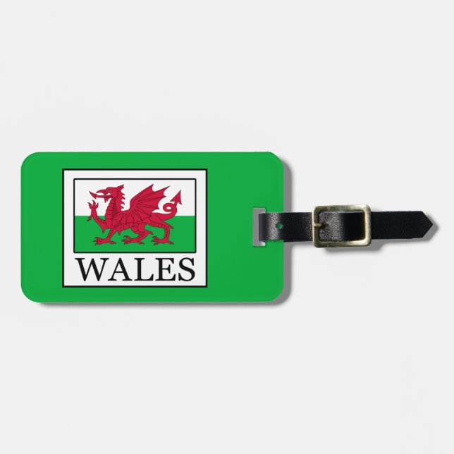 Wales Luggage Tag (Front Horizontal)