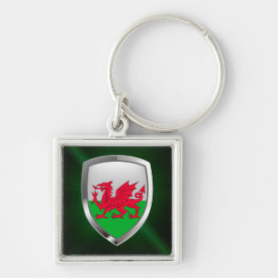 Wales Metallic Emblem Key Ring