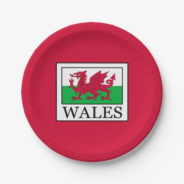 Wales Paper Plate (Front)