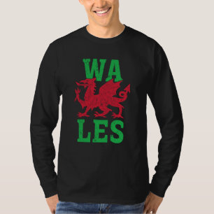 Wales Pride Home Country Welsh Flag T-Shirt