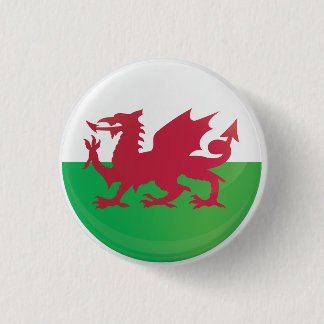 Wales Round Icon Flag 3 Cm Round Badge